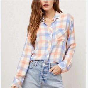 Rails Pastel Plaid Button-Down Shirt